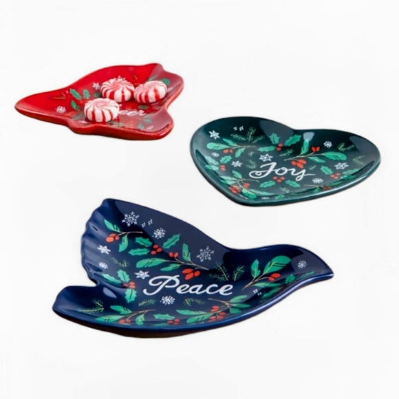 NEW Holiday Shaped Ceramic Serveware - Picture 4 of 7